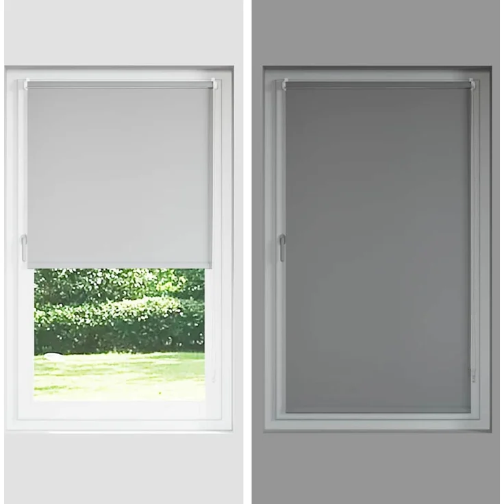 vidaXL Verdunkelungsrollo Gelb 135x150cm Stoffbreite 131,6cm Polyester 4012045 – Bild 7