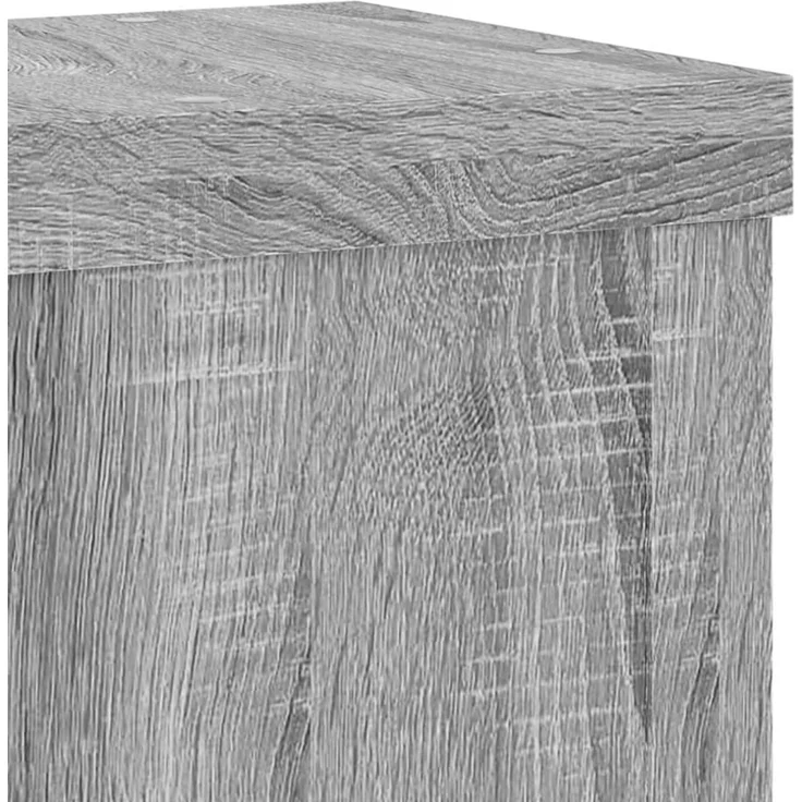 vidaXL Pflanzenständer 2 Stk. Grau Sonoma 10x10x18 cm Holzwerkstoff 852884 – Bild 7