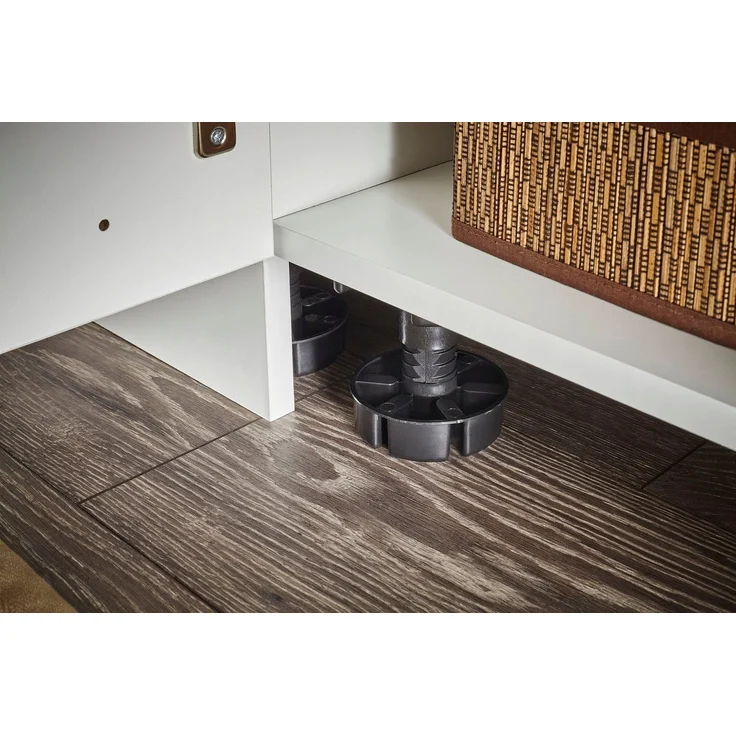 LAUNDREEZY 2x Waschmaschinenschrank mit 2x Schrankaufsatz, Weiß - Waschmaschinen-Überbauschrank TÜV-zertifiziert mit viel Stauraum - 135 x 200 x 67,5 cm (B/H/T) – Bild 3