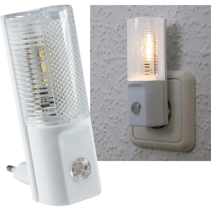 LED Nachtlicht mit Tag/Nacht-Sensor230V, warmweiße LEDs, nur 1W – Bild 1