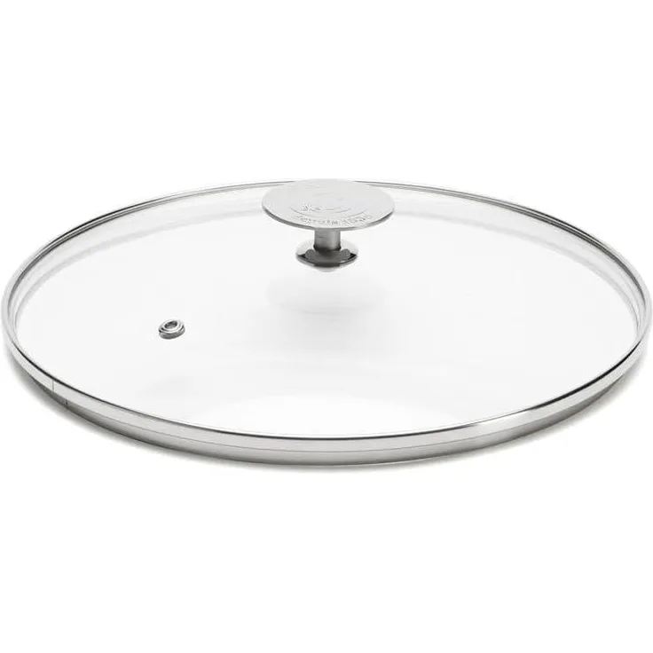de Buyer 3429. 24 Rund Transparent Glas Edelstahl 200 °C 24 cm