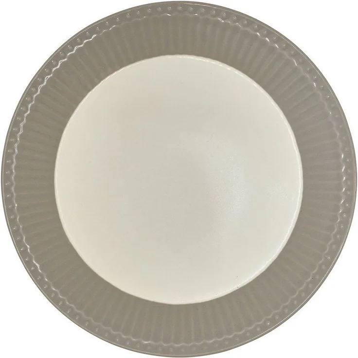 Greengate Frühstücksteller Alice Frühstücksteller warm grey 23 cm