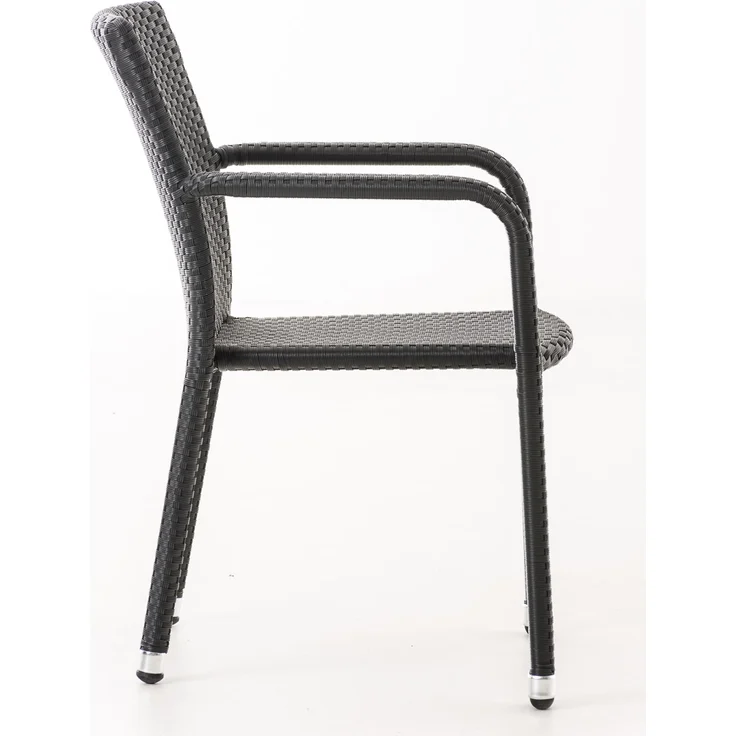 CLP Polyrattan Stapelstuhl Leonie,schwarz – Bild 6