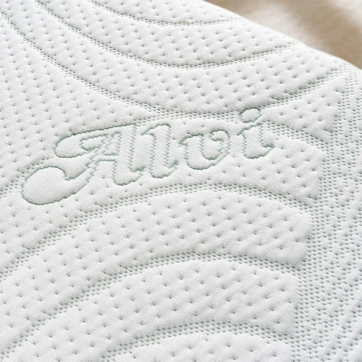 Alvi Matratze für Beistellbett & Wiege Tencel & Dry - 90x40 cm Babymatratze mit Funktionsbezug mit Nässeschutz und Luftkanälen - Oeko-TEX® Standard 100 geprüft, atmungsaktiv, allergikergeeignet – Bild 7