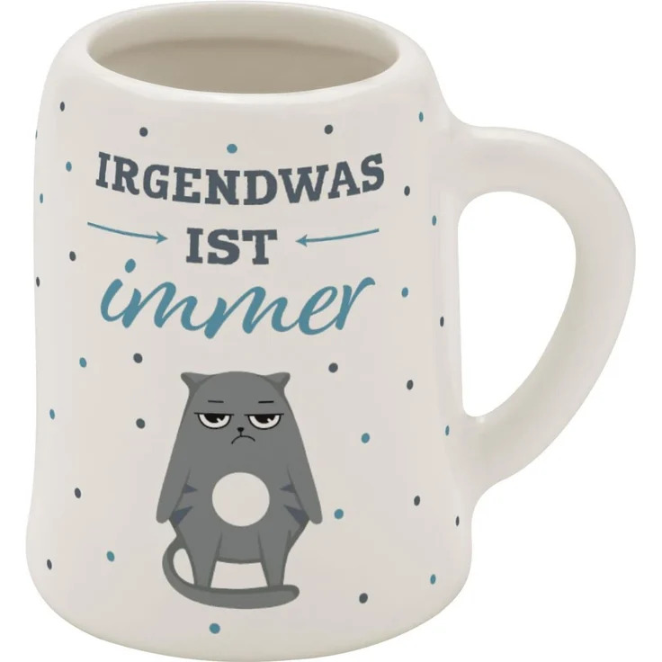 Schnapskrug Schnapsglas Stamper Keramik Sheepworld IMMER 73850 – Bild 1