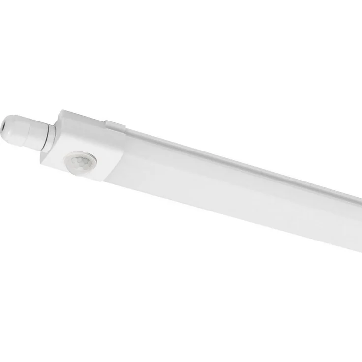 proventa LED Deckenleuchte LED-Feuchtraumleuchte, LED, mit PIR-Bewegungsmelder 120 cm 30 Watt neutralweiß IP65 – Bild 5