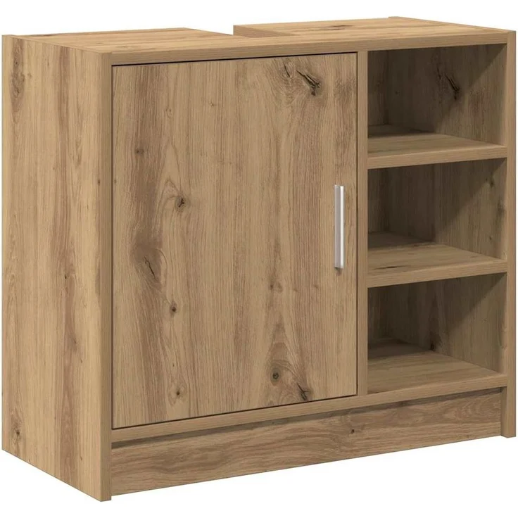 vidaXL Badezimmerschrank Artisan-Eiche 63 x 29 x 55 cm Holzwerkstoff 869213 – Bild 1