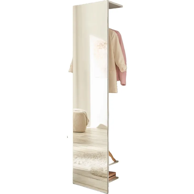 Garderobe Center in weiß 50 x 200 cm