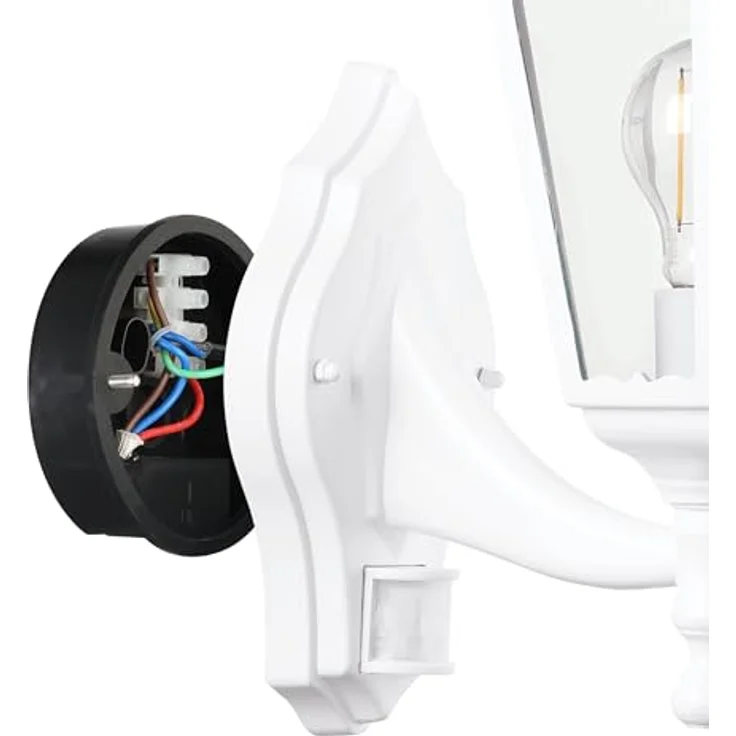 Eglo 93447 Aussenleuchte NAVEDO weiß, E27 max. 1X40W – Bild 6
