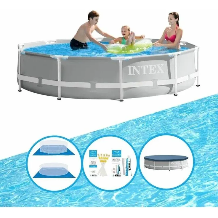 Intex Frame Pool Intex Prism 305x76 cm Inklusive Zubehör