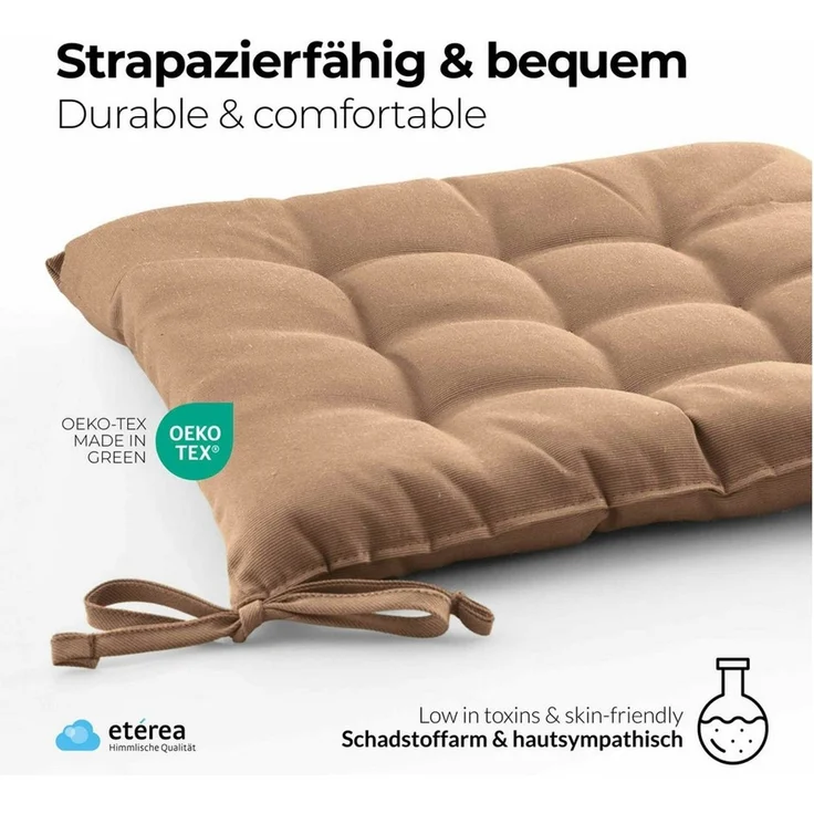 etérea Himmlische Qualität Sitzkissen etérea Sitzkissen Stuhlkissen Basic Auflage und – Bild 2