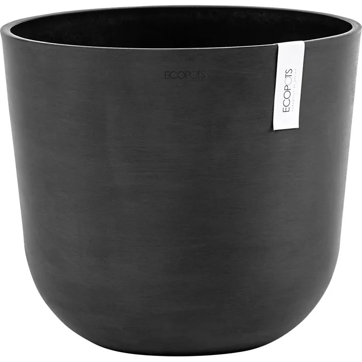 Ecopots Pflanztopf Oslo Ø 35 x 30,5 cm dunkelgrau