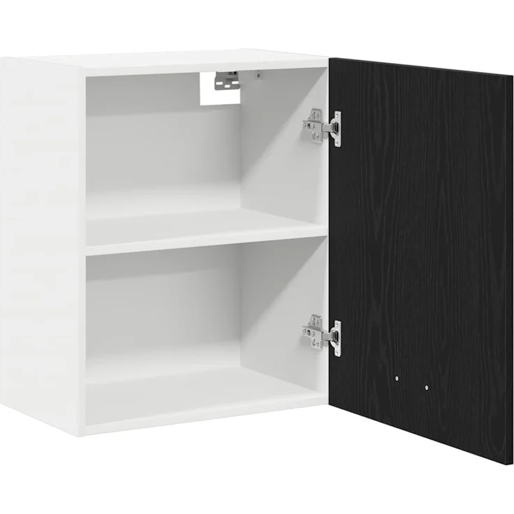 vidaXL Hängeschrank Schwarz Eichen-Optik 50 x 31 x 60 cm Holzwerkstoff 863142 – Bild 5