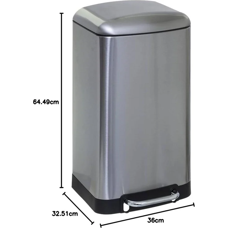 Mülleimer 5five Ariane 30 l silber – Bild 6