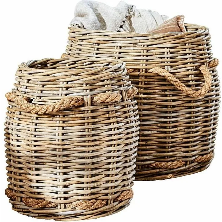 Mirabeau Dekokorb Korb 2er Set Tauri braun (2er Set, 2er Set)