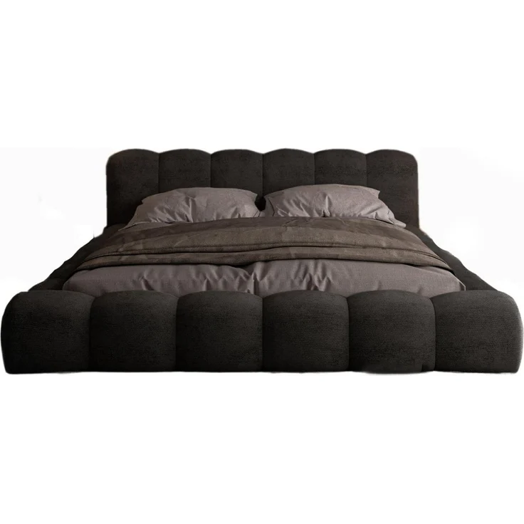 Compleo Polsterbett ERMS Bett bubble, Designerbett (Schlafzimmer Bett modern), (Chenille-Stoff), Doppelbett gepolstert, Wolkenbett – Bild 2