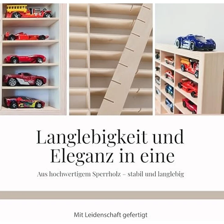 ISO TRADE Mehrzweckregal Holzregal Wandregal, Spar-Set 20-tlg, 80 Fächer Setzkasten Holz 78,5 x 40 x 4,5 cm – Bild 4