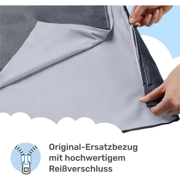 Dailydream Gewichtsdecke Decken Bezug 135 x 200 (grau) – Bild 2