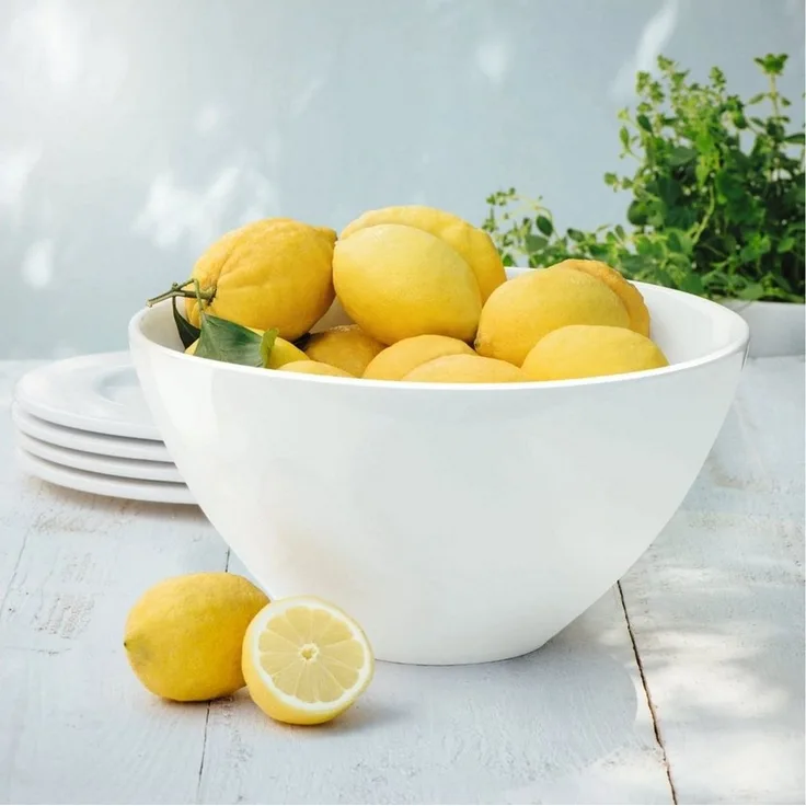 ASA Selection Grande Schüssel, Schale, Spülmaschinengeeignet, Keramik, Weiß, Ø 34. 5 cm, 4777147