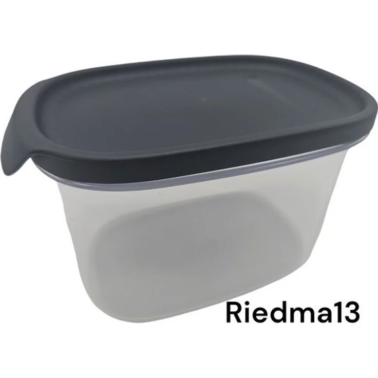 TUPPERWARE Vorratsdose Tupperware Ultra Clear Eidgenosse klar Behälter 1L oval – Bild 2