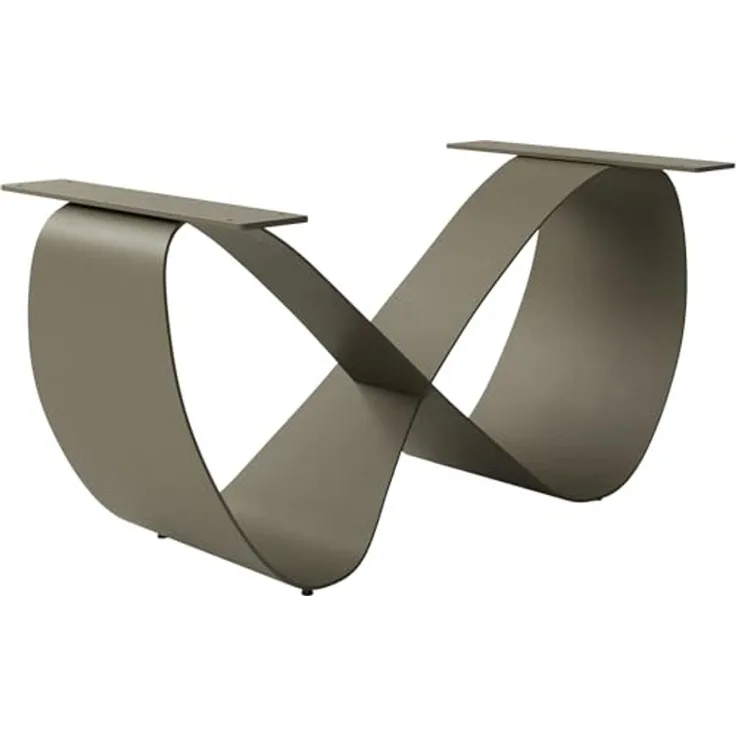 Tischgestell Infinity Metall Effektfinish Titan Ausziehtisch von 180-300 cm