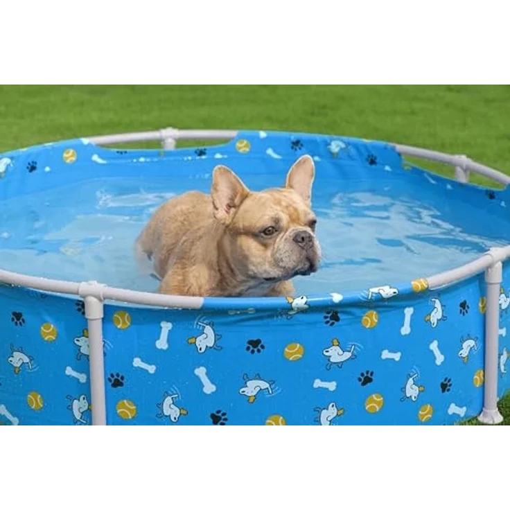 Bestway Schwimmbecken für Haustiere über dem Boden Blau 122x30,5 cm 42035756 – Bild 3