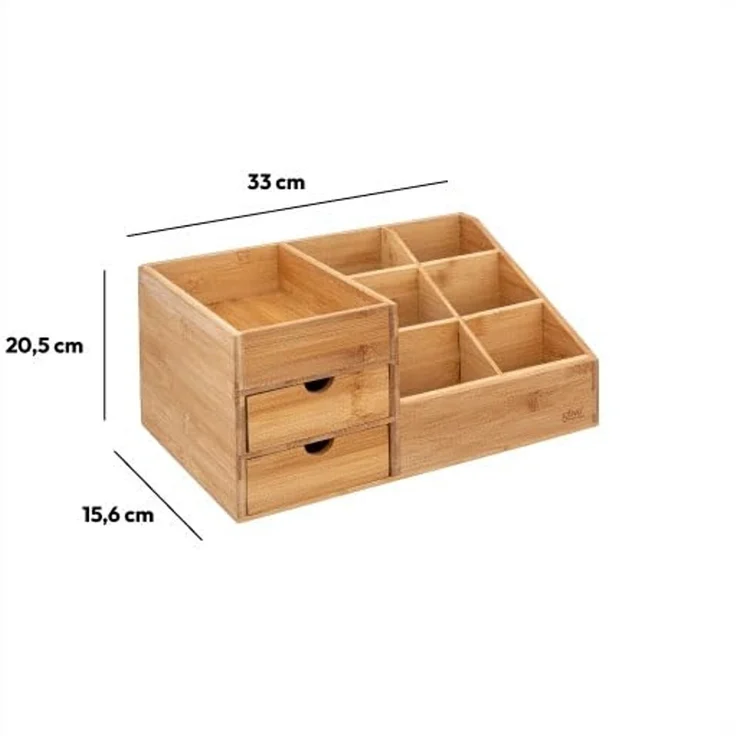 5five Organizer aus Bambus für Kosmetik 3 Schubladen – Bild 6