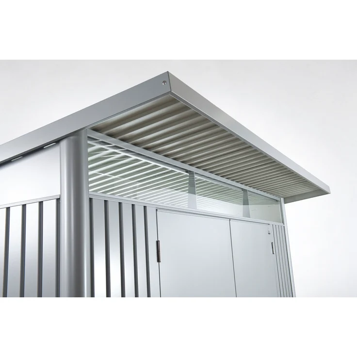 Biohort Gerätehaus AvantGarde, A8: 260 x 380 x 222 (b x t x h) cm, silber-metallic – Bild 5