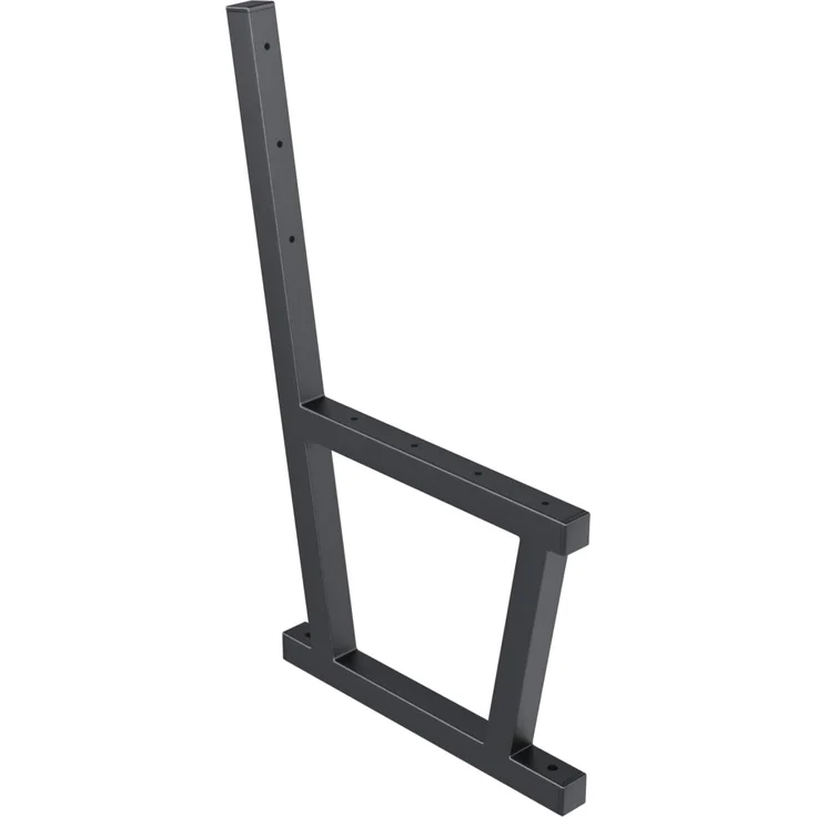 QLS Gartenbank Bankbeine BERLIN (Set 2 Stück, pulverbeschichtet), Bankgestell Bankfüße Beine aus Stahl schwarz – Bild 4