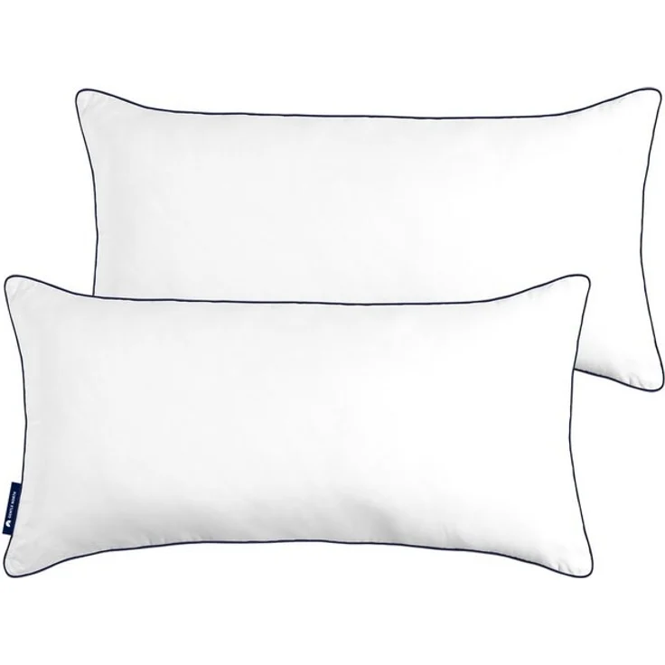 Gentle North Microfaserkissen Kopfkissen in Hotelqualität - Einzeln oder im 2er Set - 60° Waschbar, Füllung: Polyester, Rückenschläfer, Seitschläfer, Bauchschläfer, Comfort, Reißverschluss für Füllung - Made in EU - allergikerfreundlich – Bild 4