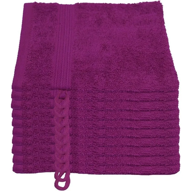 Julie Julsen Waschhandschuh 10-Waschhandschuh-Fuchsia-Waschhandschuh 15 x 21 cm (10-tlg)