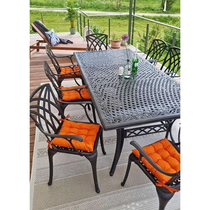 JACK Stuhlkissen JACK Outdoor 38x38cm Sitzkissen Lounge Kissen Sitzkissen Wasserfest, mit Lotus Effekt, robust, strapazierfähig, für Innen & Außen – Bild 3