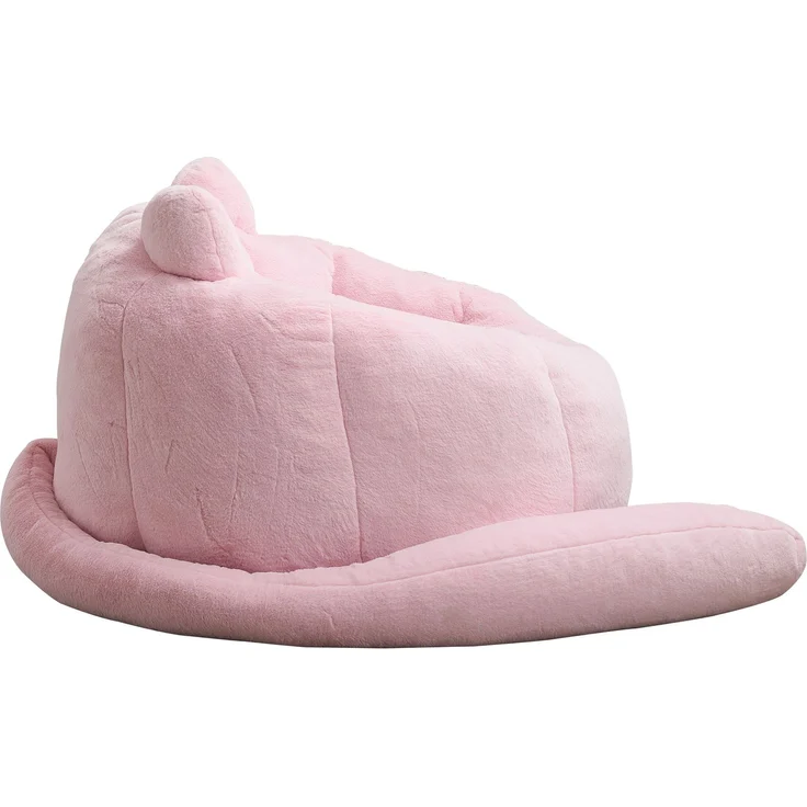 Katzenförmiges Sofa mit langem Tai Erwachsener Beanbag Sofa ohne Installation Geeignet für verschiedene Umgebungen wie Wohnzimmer, Schlafzimmer usw, Entspannen und genießen Sie das Leben, rosa--Rosa--112x112x77cm--YOUDENOVA – Bild 4