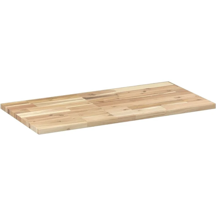 vidaXL Tischplatte 100x40x2 cm Rechteckig Massivholz Akazie 4008746 – Bild 5