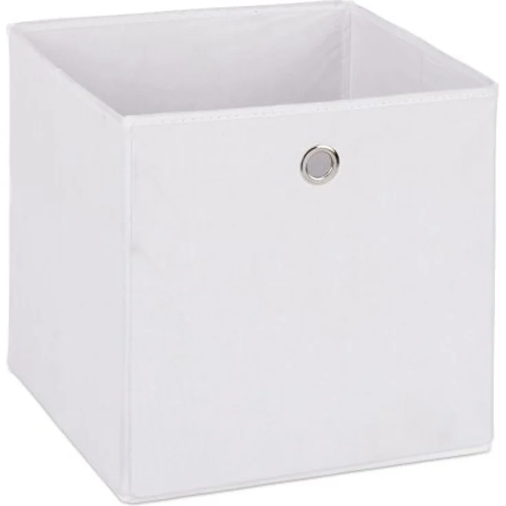 4 x Aufbewahrungsbox Stoff weiß 10031277 – Bild 9