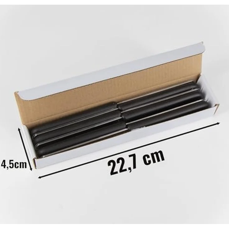 KVOTA Universalküchenmesser Universalmesser-Set 12-tlg.–Edelstahl, schwarz, 21 cm–Brotzeit & Küche, leicht – Bild 5
