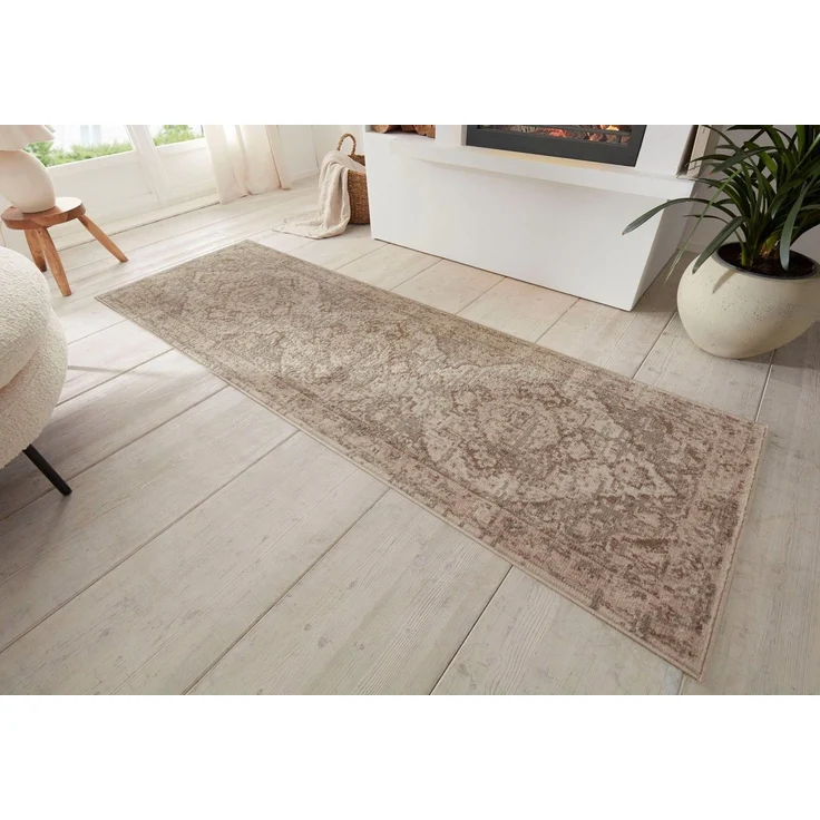 HANSE Home Teppich Sand, rechteckig, Höhe: 8 mm, Kurzflor, Läufer, Orient, Vintage, Wohnzimmer, Schlafzimmer, Esszimmer – Bild 2