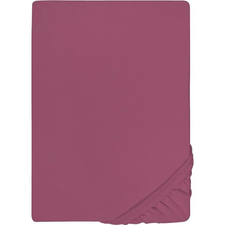 Castell Jersey-Stretch-Spannbetttuch, Brombeere, 1x 90x190 cm - 100x200 cm, 90x200 cm – Bild 4