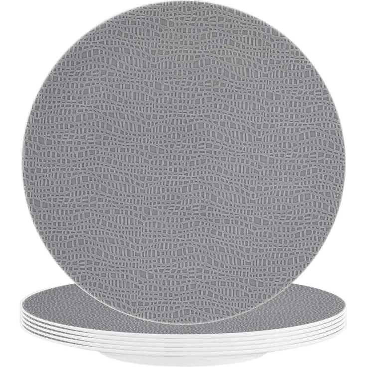 Seltmann Weiden Life Fashion Frühstücksteller ø 22,5 cm 6er Set Elegant Grey