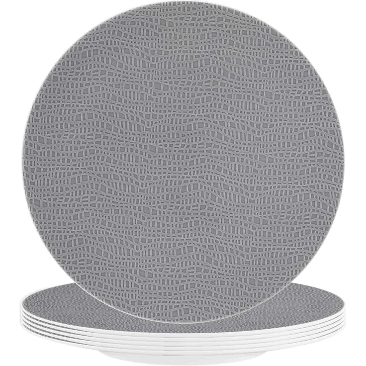 Seltmann Weiden Life Fashion Frühstücksteller ø 22,5 cm 6er Set Elegant Grey – Bild 1