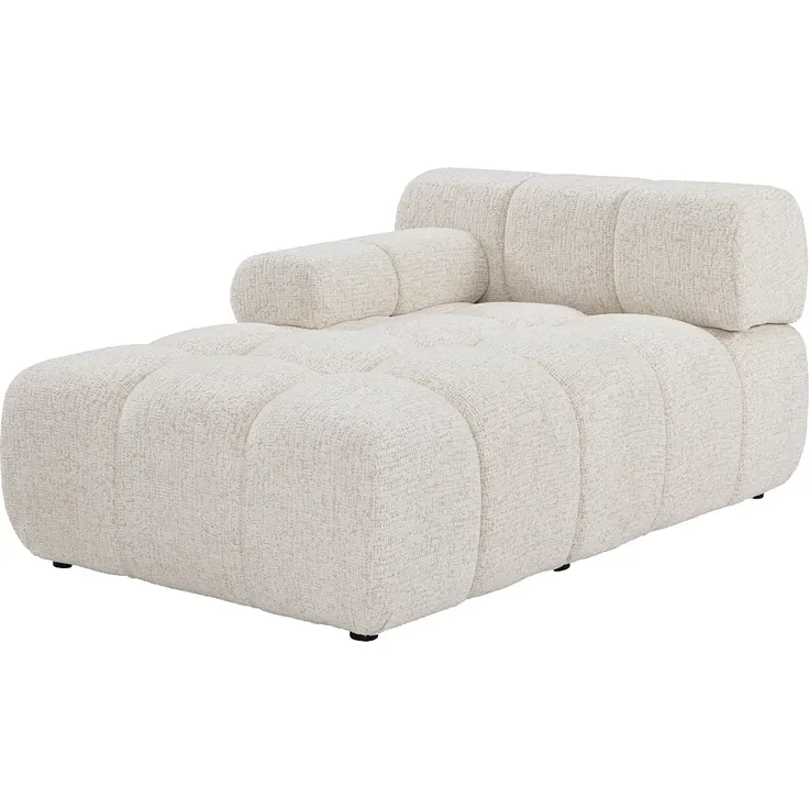 Vente-unique - FACIVIL - Recamiere ohne Schlaffunktion - Plastik - Kunststoff (PVC) - Beige - 94 x 156 x 70 cm