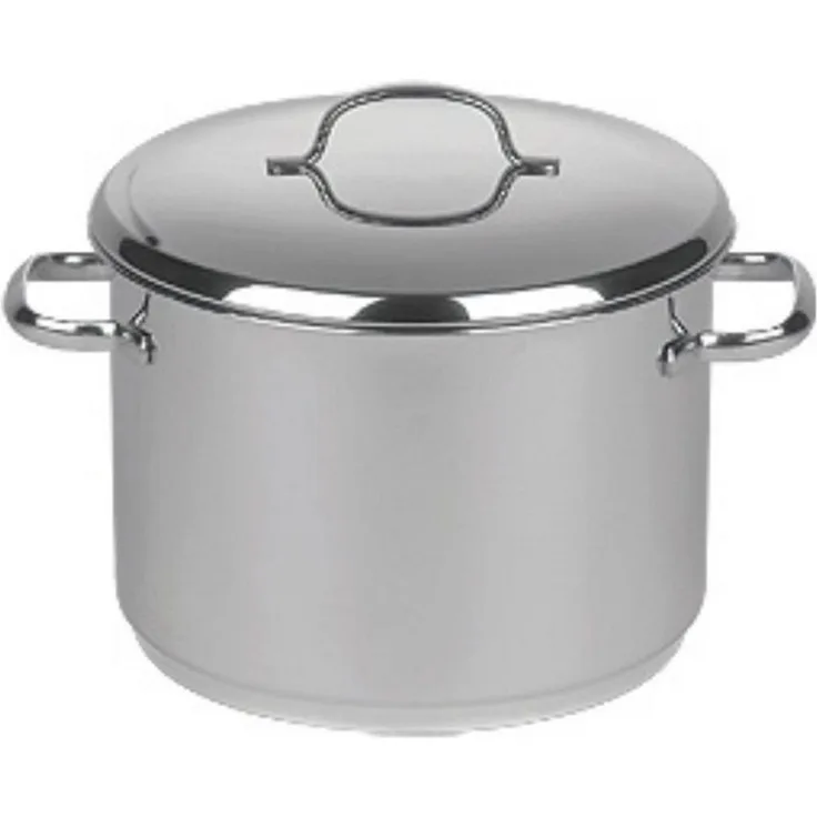 Riess Topf Cristall mit Deckel hoch Ø24cm 7,3 Liter Edelstahl