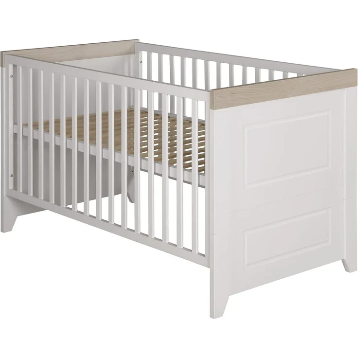 roba Kinderzimmerset 'Felicia' 3-teilig - Bett 70 x 140 - Kleiderschrank 3-türig - Weiß / Luna Elm – Bild 15