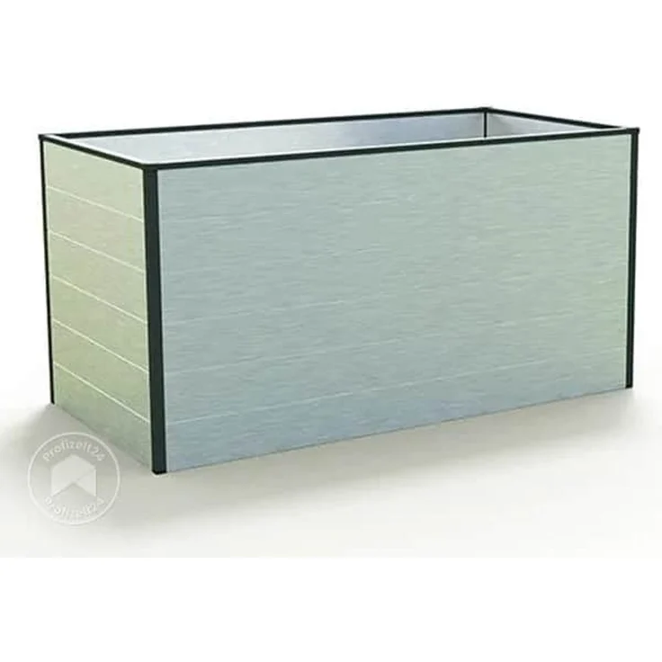 GFP Hochbeet Kräuter-Gemüse-Beet Aluminium CHRISTINA - 150x77x77cm - Aluminium eloxiert – Bild 2
