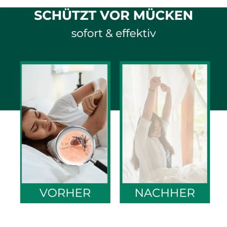 Silberkraft Moskitonetz mit Klebehaken, reißfestes Polyester, für Bett, Reisen und Camping, 225er Mesh, 1-tlg, mit Tragebeutel – Bild 2