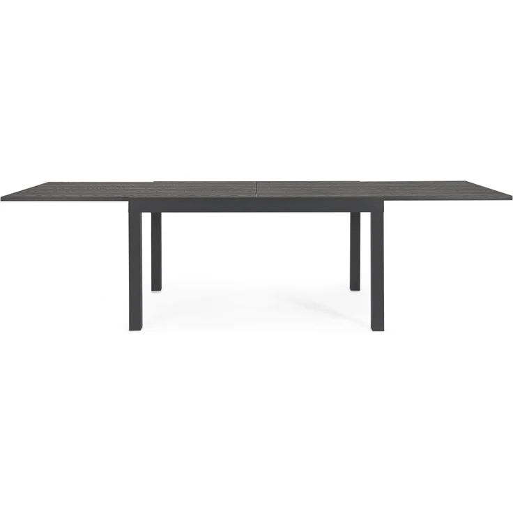 Gartenesstisch Cliv aus Aluminium, modern und ausziehbar, Anthrazit, für 6–8 Personen – Bild 3