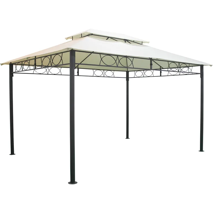 Primaster Pavillon Bari 300 x 400 x 275 cm Polyester Gartenpavillon 2076912518245