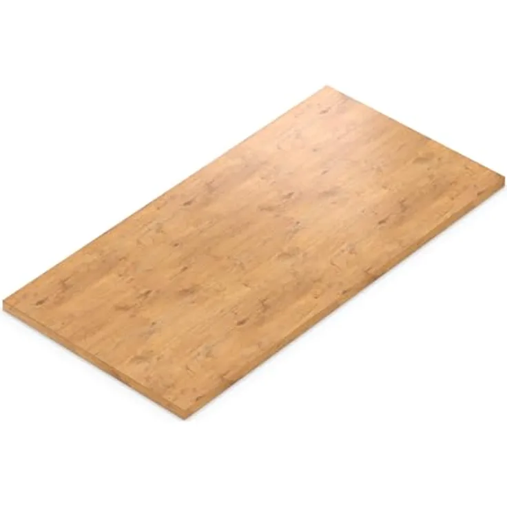 AUPROTEC Tischplatte 28mm Pale Lancelot Oak 100x90 cm I Spanplatte mit 1mm ABS Kante & PU-Verleimung I melaminharzbeschichtet I elegant & wasserabweisend