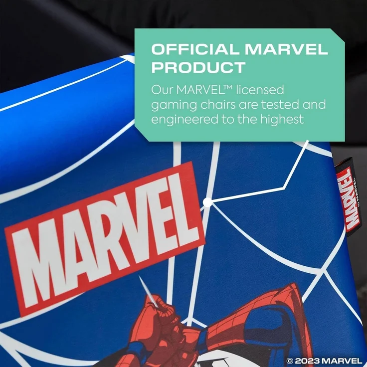 X Rocker Gaming-Stuhl Marvel™ Floor Rocker Gaming Bodensessel - Spider-Man – Bild 7