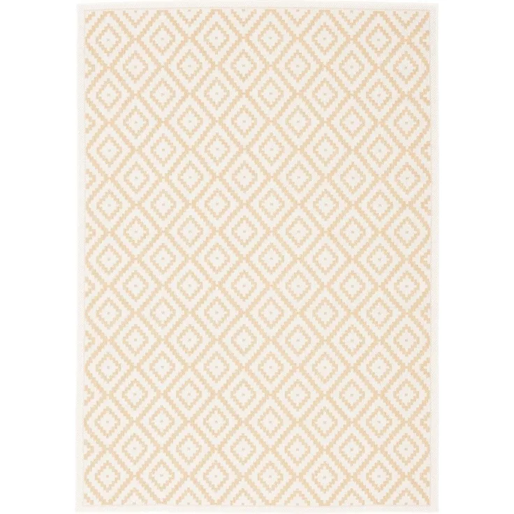 Pergamon Outdoorteppich In & Outdoor Teppich Valencia Fliesenoptik, Rechteckig, Höhe: 4 mm
